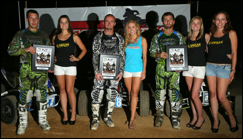 Extreme Drit Track ProAm Unlimited ATV Podium