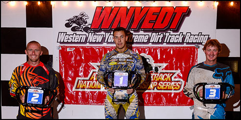 Extreme Dirt Track Pro Class Podium