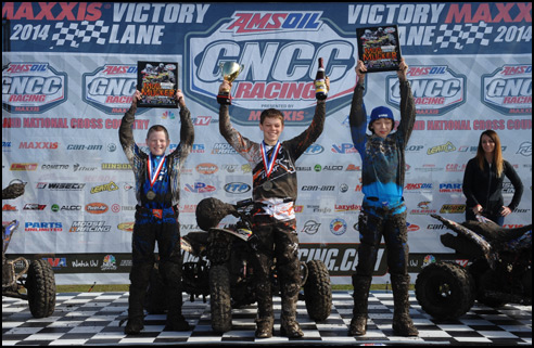 GNCC Racing Youth Overall Podium