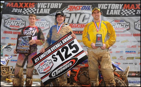 GNCC Racing Morning ATV Podium