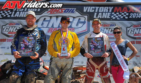 GNCC Racing Pro 4x4 ATV Podium