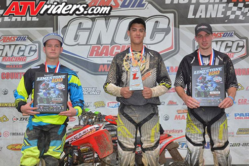 GNCC Racing Pro-Am XC2 ATV Podium