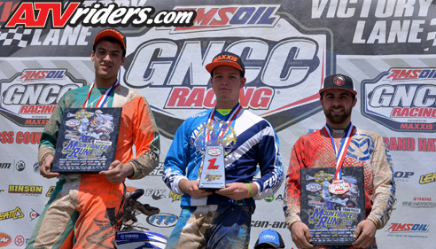 GNCC Racing XC2 Pro -am ATV Podium