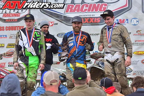 GNCC Racing Pro-Am XC2 ATV Podium