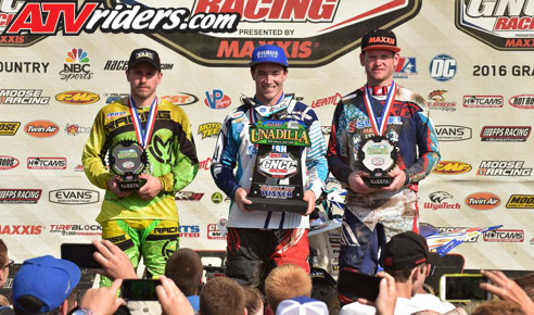 GNCC Racing Pro ATV Podium