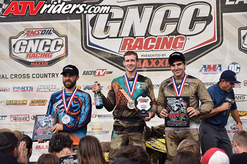 GNCC Racing Pro-Am XC2 ATV Podium