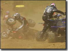 Pro ATV Start Pileup - Brandon Ballance, Bryan Baker, Rhett Butler