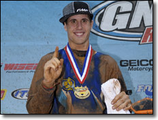 Josh Kirkland GNCC Pro Podium