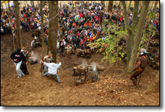 Ironman GNCC Hill Climb ATV Flipping Down Hill