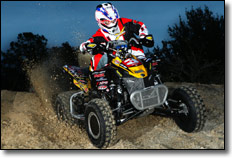 Adam McGill CanAm DS450 ATV