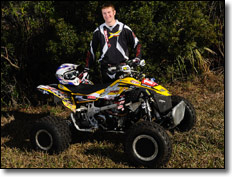 Adam McGill CanAm DS450 ATV