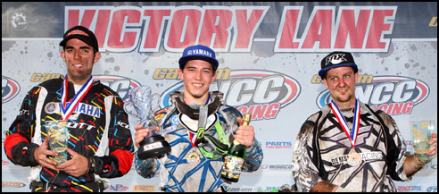 GNCC Pro-Am XC2 ATV Podium