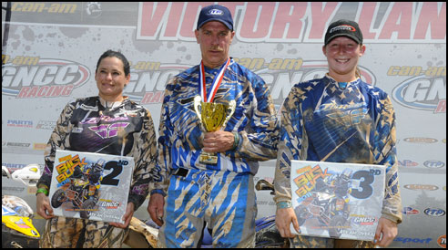 GNCC Morning ATV Podium