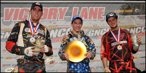 GNCC Pro-Am XC2 ATV Podium