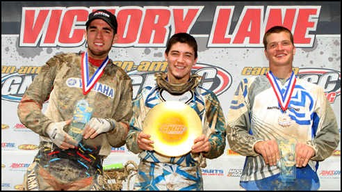 GNCC Pro-Am XC2 ATV Podium