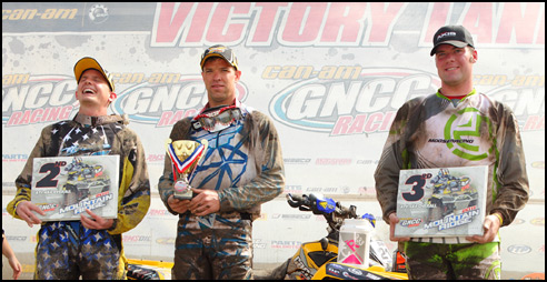 GNCC Morning ATV Podium