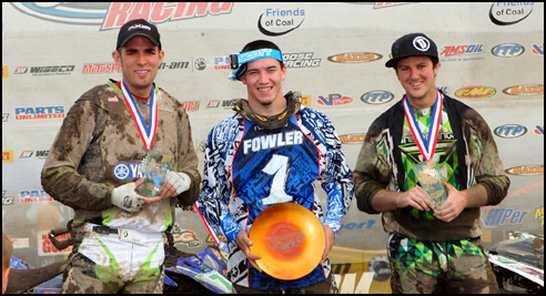 GNCC Pro-Am XC2 ATV Podium
