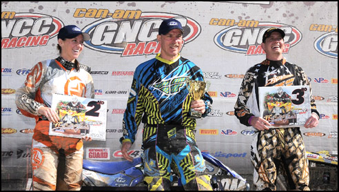 GNCC Morning ATV Podium