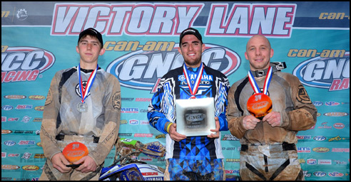 GNCC Pro-Am XC2 ATV Podium