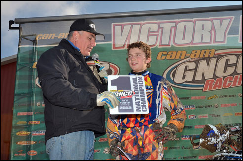 Youth ATV champ: Zach Jones