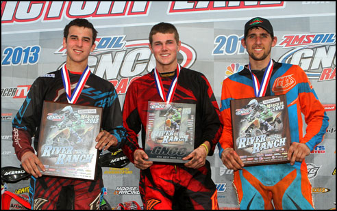 GNCC XC2 Pro-Am ATV Class Podium