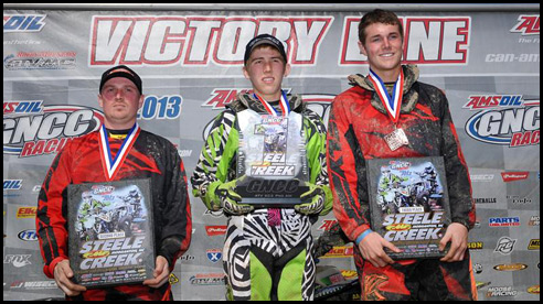 GNCC XC2 Pro-Am ATV Podium