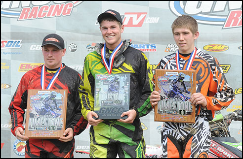 GNCC XC2 Pro-Am ATV Podium