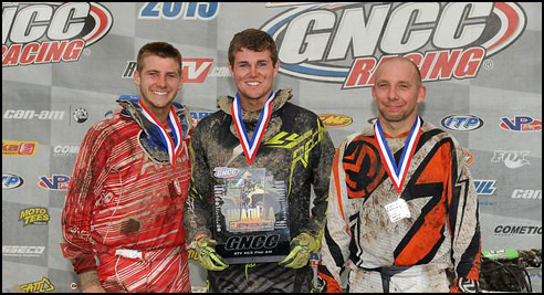 GNCC XC2 Pro-Am ATV Podium