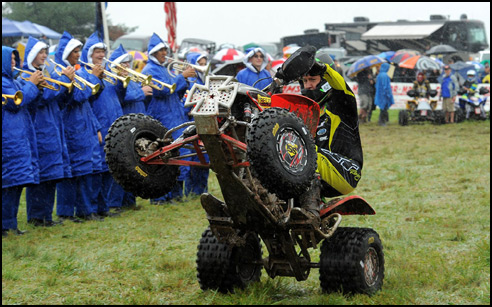 Adam McGill - Honda 450R ATV with Chris Borich in chase