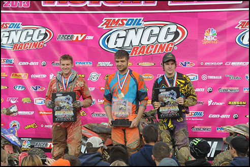 GNCC Pro-Am Podium