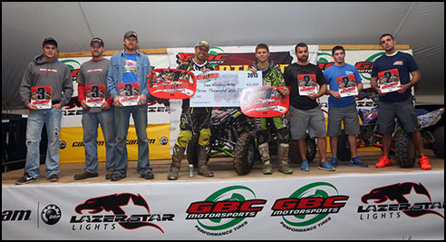 Heartland Challenge ATV Pro Class Podium