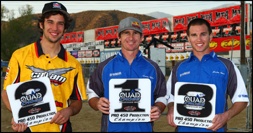 Yamaha / ITP Quadcross Pro ATV Racing Top Three