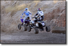 Justin Noss Leading Beau Baron - Speed World MX