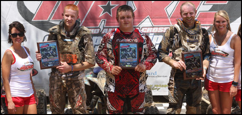 Morning Overall ATV Class Podium