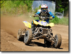 Women ATV Motocross Racer