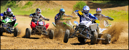 Michael Pilotte Honda TRX 450R ATV Holeshot