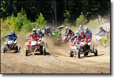 Open B-Holeshot Crash