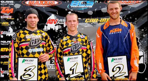 Joe Haavisto - Can-Am DS450 ATV  Podium