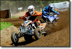 Michael Pilotte - KTM 450SX ATV Leading Thomas Brown