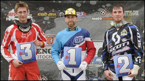 New England ATV Motocross Pro-Am ATV Production Podium