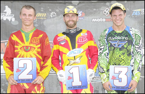 New England ATV Motocross Pro ATV Podium