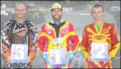 New England ATV Motocross Pro ATV Podium