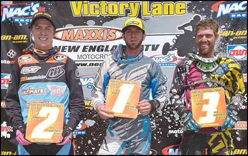 New England ATV Motocross Pro ATV Production Podium