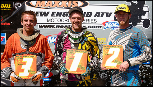 New England ATV Motocross Pro ATV Production Podium