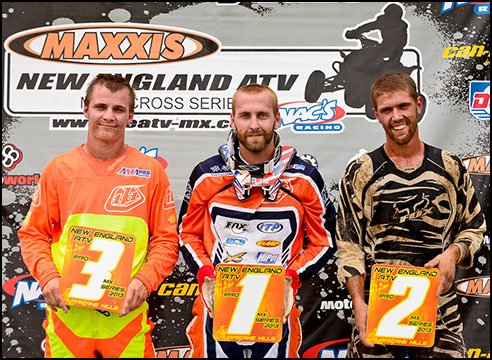New England ATV Motocross Pro ATV  Podium