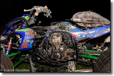 Eric Jennings Yamaha YFZ450R ATV Fire