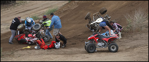 Dustin Nelson - Yamaha YFZ450R ATV Wreck