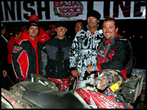 Wayne Matlock, Harold Goodman, Justin Caster - Honda TRX 700XX - Score International San Felipe ATV Race