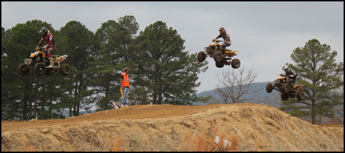 TQRA Pro-Am ATV Motocross Podium