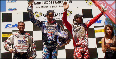 2010 European Quadcross ATV Motocross Racing Podium Round 5